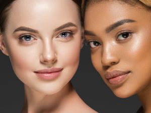Two women with smooth, youthful skin and defined features, representing the rejuvenating effects of dermal fillers.